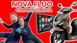 NOVA FLUO 2025 YAMAHA COM MULTIMÍDIA [upl. by Eba]