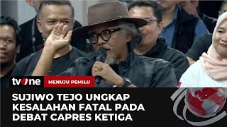 Sujiwo Tejo Prabowo di Debat Sesi 3 Tidak Diperlakukan sebagai Capres Ini Fatal  tvOne [upl. by Annej]