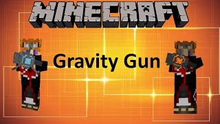 Minecraft GRAVITY GUN MOD [upl. by Ludlow322]