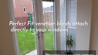 Perfect Fit Aluminum Venetian Blinds  Conservatory At Barratts Home In Wolverhampton [upl. by Enaasiali]