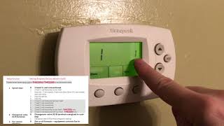 How to program a Honeywell FocusPro TH6000 series thermostat [upl. by Dani489]