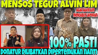 HEI ALVIN BERANI GAK LOE SAMA MENTERI  ALVIN LIM AKAN BERHADAPAN SAMA KEMENSOS JIKA TETAP LAPOR [upl. by Siriso709]