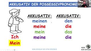 A12  LEKTION 17  AKKUSATIV der POSSESSIVPRONOMEN [upl. by Garey]