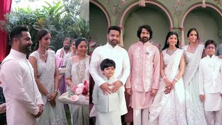 NTR Family Visuals  Narne Nithiin amp Shivani Engagement Function  MS Talkies [upl. by Merriott]