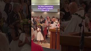 1st Holy Communion at St Jude’s Catholic Church Kapolei HI 2023 [upl. by Ruyle640]