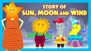 Story Of Sun Moon And Wind  English Animated Stories For Kids  Traditional Story  TSeries [upl. by Chellman]