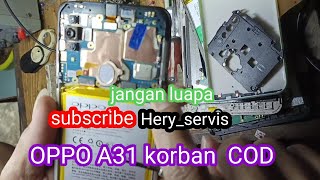 cara memperbaiki sepeker hp oppo a31 [upl. by Enaed]