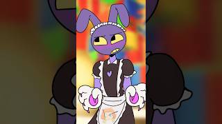 SAD CAT DANCE JAX  The Amazing Digital Circus Animation theamazingdigitalcircus shorts [upl. by Dnomsaj]