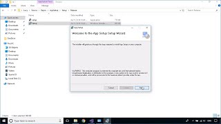 How to create Setupexe file in Visual Studio 2017  FoxLearn [upl. by Aiynot]