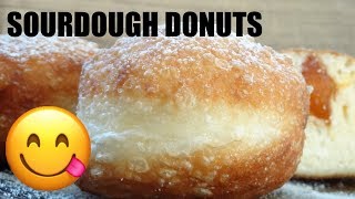 BEST SOURDOUGH DONUTS HOW TO MAKE BOMBOLONI [upl. by Bloxberg]