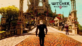 4K Relaxing Day Walk in The Duchy of Toussaint  Witcher 3 Ambience [upl. by Marl]