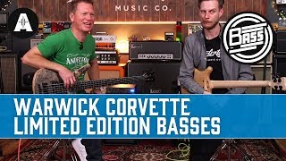 Warwick Corvette  Limited Edition Basses  Stunning amp Californianmade [upl. by Reeher]