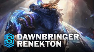 Dawnbringer Renekton Skin Spotlight  League of Legends [upl. by Thurnau]