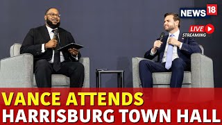 JD Vance Harrisburg Speech  JD Vance Campaign Live  JD Vance Vs Tim Walz  US Election 2024  N18G [upl. by Aikehs250]