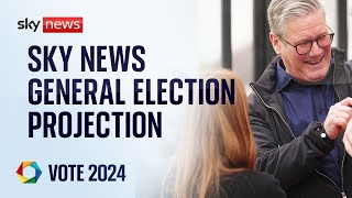 Vote 2024 Sky News General Election projection [upl. by Ailime]