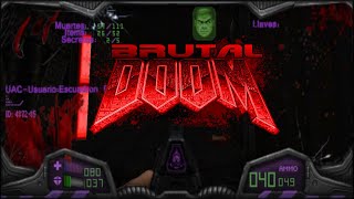 Brutal doom v21 GamePlay UAC ULTRA WAD  Map 2  UAC in Exile [upl. by Nuzzi]