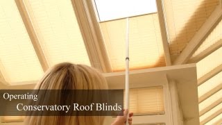 Operating Conservatory Roof Blinds [upl. by Kcira422]