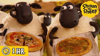 Shaun the Sheep 🐑 The Delicious Take Away Adventure 😋🍕 Full Episodes Compilation 1 hour [upl. by Hadeehsar471]