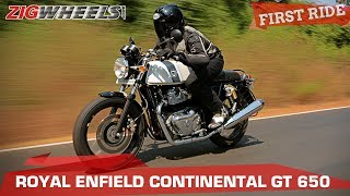 Which 650cc 🏍️ Royal Enfield  Continental GT or Interceptor  ZigWheelscom [upl. by Myo]