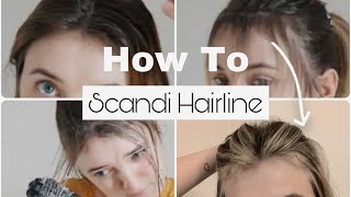 HOW TO highlights scandi hairline  scandinavian hairline selber blondieren  Liv Singer [upl. by Teryn560]