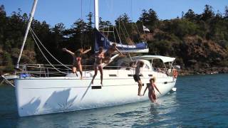 Queensland Yacht Charters on Sailing Yachts at the Whitsundays by Grasshopper Travel [upl. by Emelin]