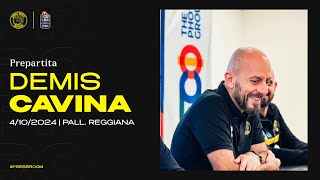 PREPARTITA  Vanoli Cremona 🆚 Pallacanestro Reggiana  Demis Cavina  Conferenza stampa [upl. by Idden]