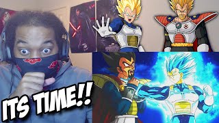 Vegeta Shows King Vegeta His True Power Dragon Ball Super VE PART 4 REACTION [upl. by Kerk]