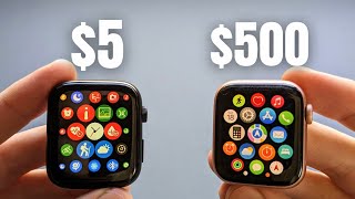 Real VS FAKE Apple Watch Series 9  Fake one better [upl. by Ellehsor]