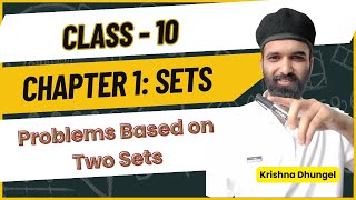 Problems Based on Two Sets  Class 10 Maths SETS  SEE Exam [upl. by Enitselec]