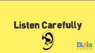 ESL Game  Listen Carefully [upl. by Nylg]