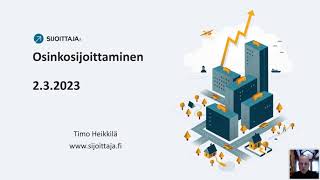 Osinkosijoittaminen ja parhaat osinkoosakkeet webinaari 232023 [upl. by Logan]