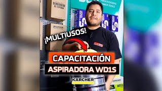 Aspiradora Karcher WD1S 🌊🧹║ Capacitación Completa [upl. by Enitsugua]