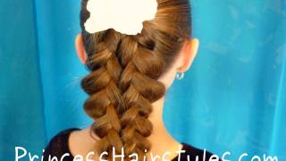 Illusion Braid Ponytail  Unique Braiding Hairstyles [upl. by Aedrahs]