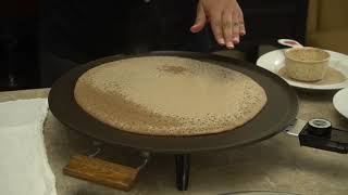 How to Make Injera Ethiopian Cooking [upl. by Naquin]