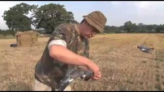 Pigeon shooting with Sporting Shooters Mark Gilchrist [upl. by Dorreg]