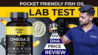 ZINGAVITA OMEGA 3 FISH OIL LAB TEST REPORT  PASS OR FAIL  review fitness gym health [upl. by Dorahs]