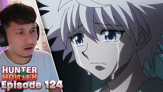 KILLUA BREAKS DOWN  KILLUA VS PALM  Hunter x Hunter Episode 124 Reaction [upl. by Hentrich]