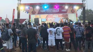 Singathon Guinness World Record attempt by Afua Asantewaa O Aduonum [upl. by Yorick]