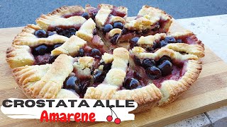 Crostata alle Amarene Sciroppate  Tutorial [upl. by Gesner]