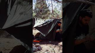 Solo Camp camping bushcraft survival camp [upl. by Perceval353]