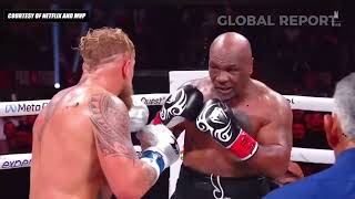 Mike Tyson vs Jake Paul Fight Highlights  Mike Tyson vs Jake Paul [upl. by Ettenrahc642]