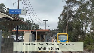 Wattle Glen  The least Used Station in MelbourneHurstbridge line ￼ [upl. by Lewin]