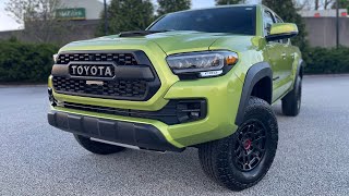 My NEW 2022 Toyota Tacoma TRD Pro  Electric Lime Metallic [upl. by Daniele]