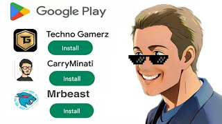 I PLAYED YOUTUBER GAMES ON PLAYSTORE [upl. by Filler]