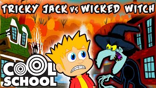 Tricky Jack vs The Wicked Witch 📚 Ms Booksy Animated StoryTime for kids  Cool School Cartoons [upl. by Korns]