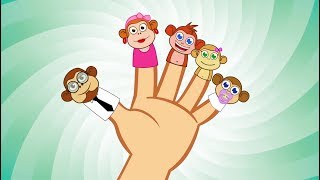 Fingers Family  Apprendre langlais 15 Minutes de Comptines Anglaises avec les Ptits zAmis [upl. by Ina236]