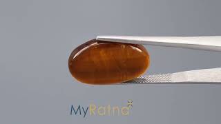 Certified Natural Tigers Eye  2075 Carat  TE15012 [upl. by Essyle]