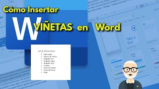 Cómo Insertar VIÑETAS en WORD [upl. by Ahsaelat162]