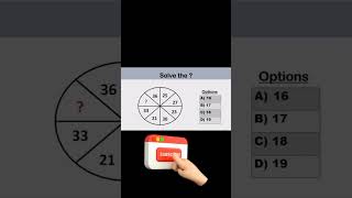 Solve  shorts aptitude quantstudy interview tancet tnpsc puzzle [upl. by Burack]