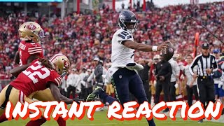 Instant Reaction to the 49ers 2017 Loss to the Seattle Seahawks [upl. by Moritz]